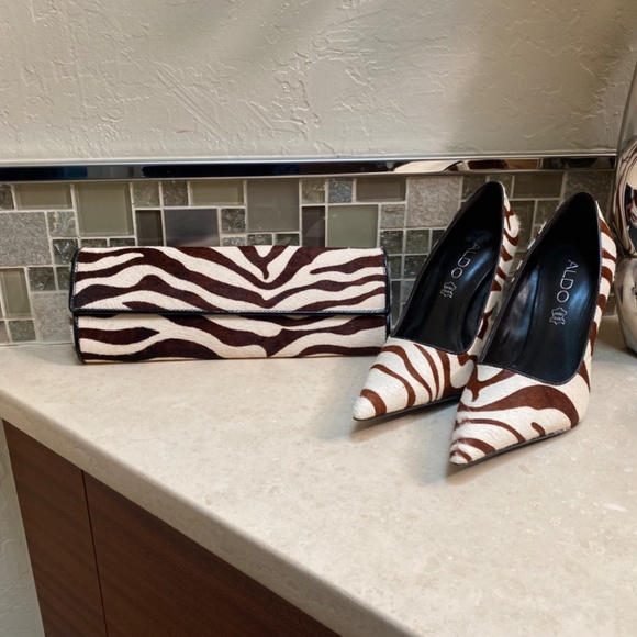 Aldo Brand animal hair clutch purse - Picture 7 of 7